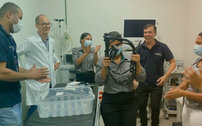 Equipe do Hospital Santa Mônica recebe capacitação técnica e inaugura sala com novo equipamento de Endoscopia Avançada e Colonoscopia